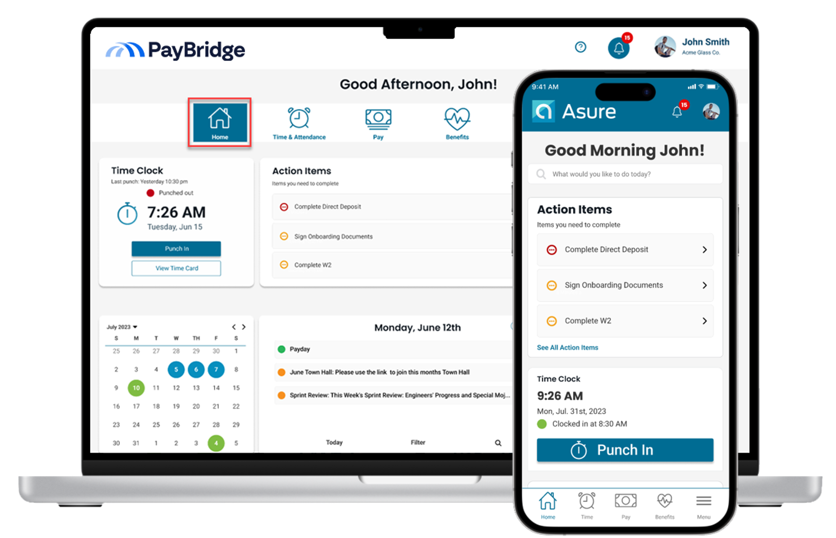 HR Software Device Screenshots