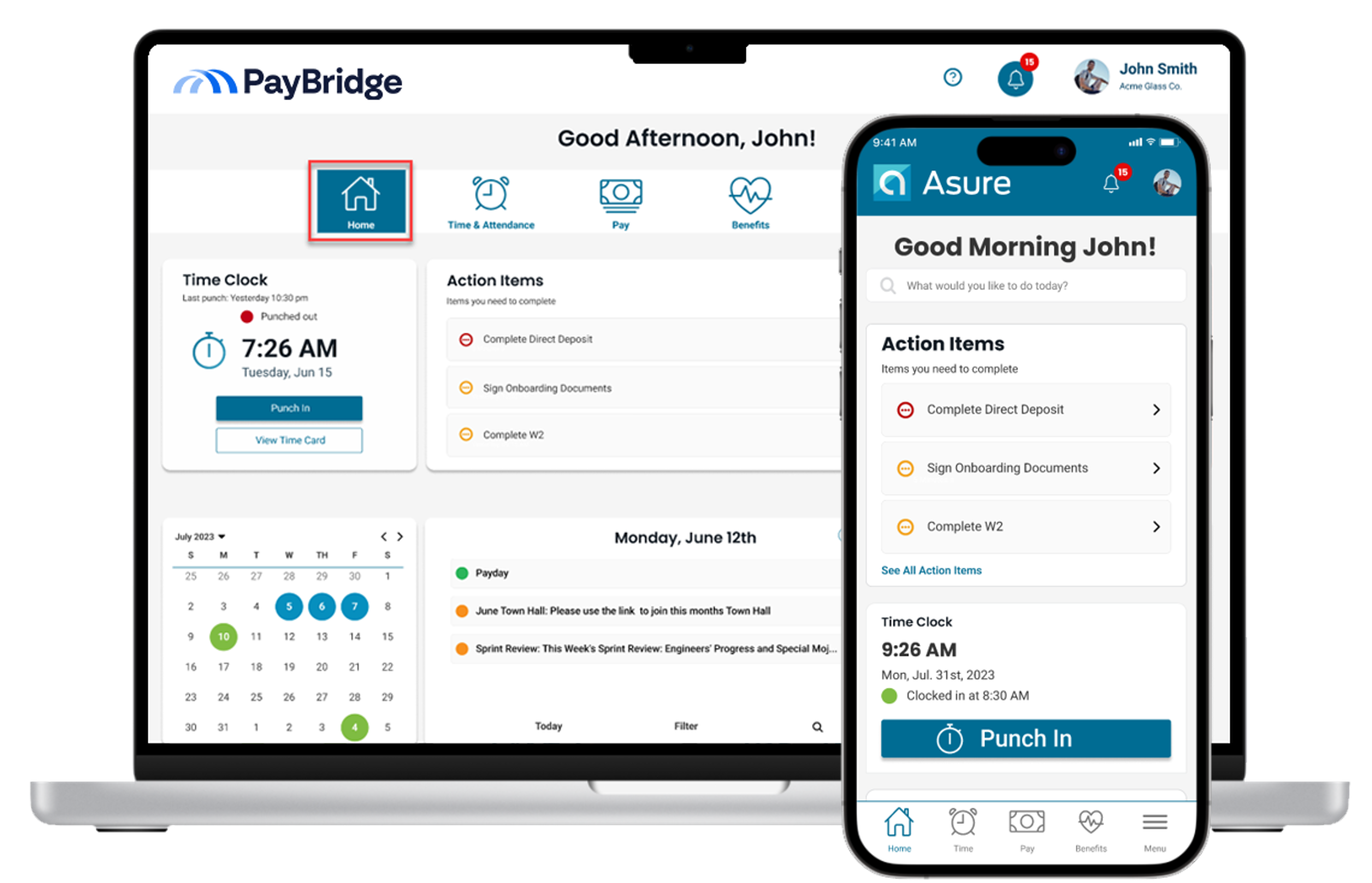 HR Software Device Screenshots